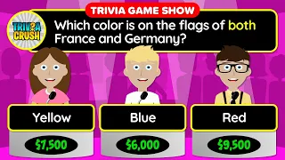 😃👉 GENERAL KNOWLEDGE QUIZ! - 20 Trivia Questions in a Unique Game Show Format | 24-046