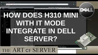 How does H310 mini with IT mode firmware integrate with Dell