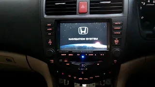 Honda Accord 2004 auto start Sat Nav display