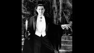 Bela Lugosi in his casket