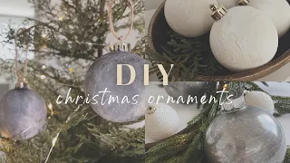 DIY Christmas Ornaments || Budget Friendly & Easy || Aesthetic Ornaments
