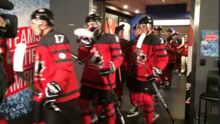 Team Canada World Juniors walk in vs Team USA - December 31, 2016