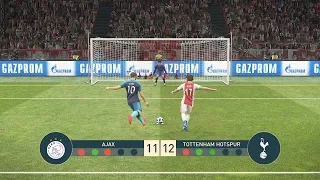 PES 2019 | Penalty Shootout | Ajax vs Tottenham | Semi Final UEFA CHAMPIONS LEAGUE 2019