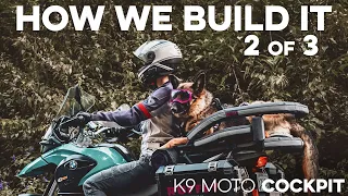 How we build your dog's K9 Moto Cockpit motorcycle dog carrier, 2 of 3