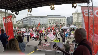 "Solidarität ist Zukunft" - Kundgebung des DGB am 1. Mai 2021 in Kassel