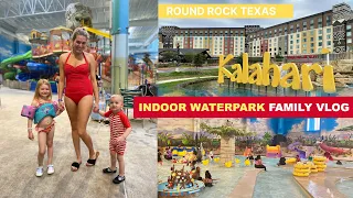 VACATION VLOG TO KALAHARI RESORTS TEXAS | EPIC INDOOR WATERPARK FOR FAMILIES | HOLT & ASHLEY VLOGS