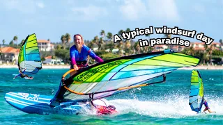 Aruba Ariba, Lets go windsurfing!!