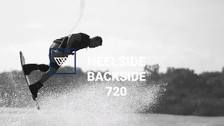 How to: Heelside Backside 720 on a wakeboard!