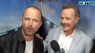 Bryan Cranston & Aaron Paul on BREAKING BAD Super Bowl Reunion! (Exclusive)