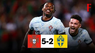 Portugal vs Sweden 5-2 All Goals & Extended Highlights
