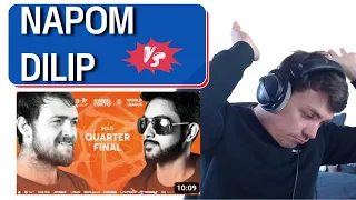 ALEM Reacts : NaPoM 🇺🇸 vs Dilip 🇮🇳 |  Solo Quarter Final GBB2