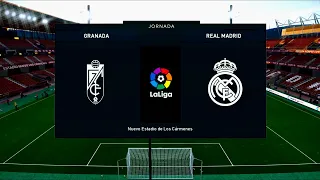 Granada vs Real Madrid | Nuevo Estadio de Los Cármenes | 2019-20 La Liga | PES 2020