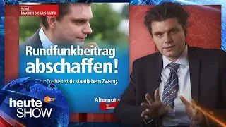 Lutz van der Horst will kein Gesicht für AfD-Werbung sein - heute-show vom 25.11.2016 | ZDF