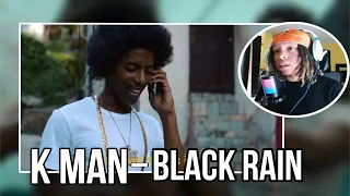 Kman 6ixx - Black Rain (Music Video) Reaction