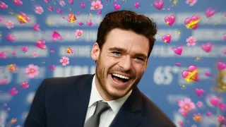 richard madden being cute for four minutes straight.