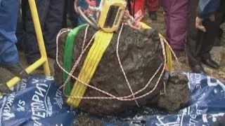 Massive meteorite chunk recovered in Russia from Lake Cherbarkul