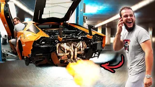 On fabrique un ligne vide pour ma LAMBO DE MORT ! (lance flammes)