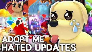 Most HATED Adopt Me Updates! Every Update Ranked