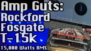 Amp Guts - Rockford Fosgate T15k Cracked Open - 15,000 Watts RMS (bonus 8 18" Woofer Bail Out)