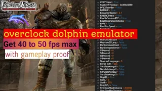 how to overclock dolphin emulator || how to get maximum fps on dolphin games