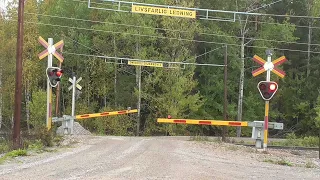 (Broken E-Bells) Swedish Railroad Crossing, Lönnemossa (Gringsbo)