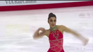 Gabrielle Daleman (CAN) - 2019 Canadian National Figure Skating Championships Free Skate - CTV