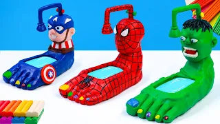 How to make Bathtub mod superhero Hulk, Spider man, Captain America, and Irronman with clay