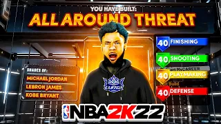 This ISO BUILD is BREAKING NBA 2K22! *NEW* "ALL-AROUND THREAT BUILD  is UNSTOPPABLE! BEST BUILD 2K22