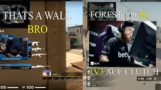 Forest 300 iq ace clutch || hacker caught live ||stewie2k zeus