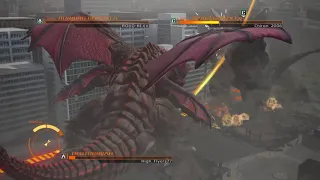 GODZILLA PS4: Destroyah vs Burning Godzilla vs SpaceGodzilla