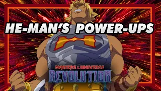 He-Man's Power-Ups in Masters of the Universe Revolution