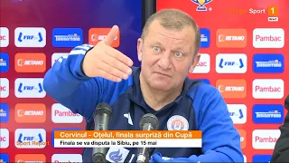 Oțelul - Corvinul în finala Cupei. Dorinel: "Avem nevoie de buget mai mare. Am bătut la multe uși"