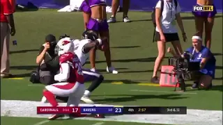 Lamar Jackson’s clutch throw to seal the game against the Cardinals