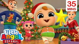 ¡Celebrando la Navidad en Familia! 🎅🏻🎄| Canciones de Bebé Juan | Little Angel Español