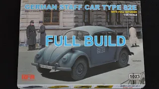Ryefield model's 1/35 German staff car type 82E (Full Build)
