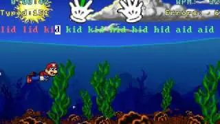 Mario Teaches Typing (CD Version) DOS - Gameplay