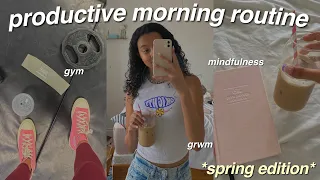 7am productive morning routine ♡ spring edition!🌷