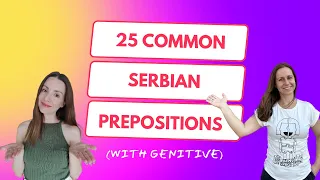 Common Serbian Prepositions Followed by Genitive