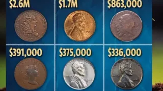 Top 10 Most Valuable coins / pennies, Dollars and cent English coins list