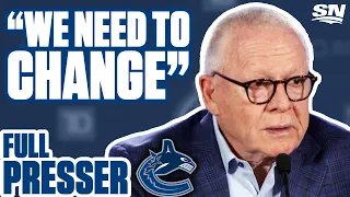 Canucks Need "Major Surgery" | Jim Rutherford Full Press Conference