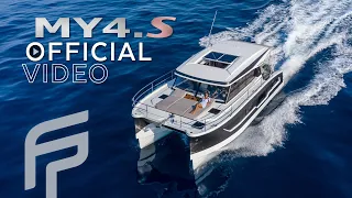 Come aboard the MY4.S, the sportop motor yacht by Fountaine Pajot