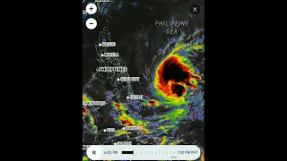 Satellite Image of TY Odette Update: Going to Cebu, Philippines Now in Palau (6:10 PM - 7:50 PM)