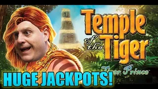 🐯 HUGE JACKPOT$ ON TEMPLE OF THE TIGER 🐯 18 FREE GAMES