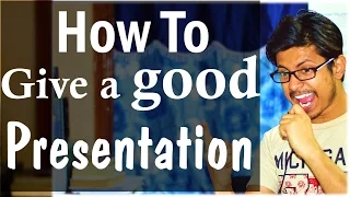 How to give a good presentation in college for students