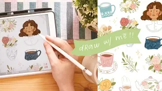 draw with me! ✏️✨ how i use procreate