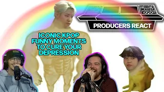 PRODUCERS REACT - iconic kpop funny moments to cure your depression Reaction