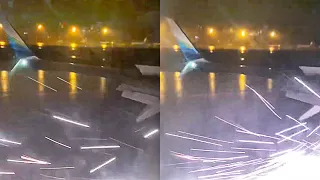 Plane Breaks After Hard Landing