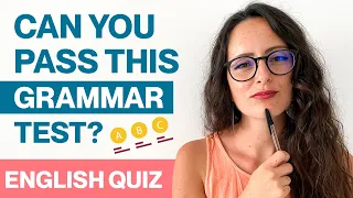 English Grammar Quiz | Can you pass this test? 😏✅