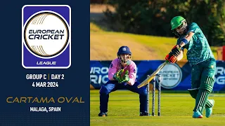 🔴 European Cricket League, 2024 | Group C, Day 2 | Cartama Oval, Malaga, Spain | T10 Live Cricket