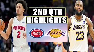 Los Angeles Lakers VS Detroit Pistons 2ND QTR  Feb 13, 2024 Highlights | NBA Season